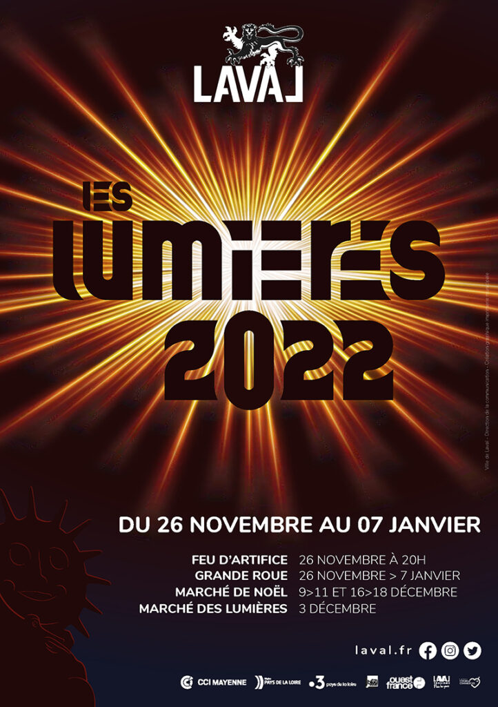 un graphiste en Mayenne - Réalisation - Les Lumières - Flyer